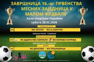Завршница 16. Првенства месних заједница у малом фудбалу у Параћину